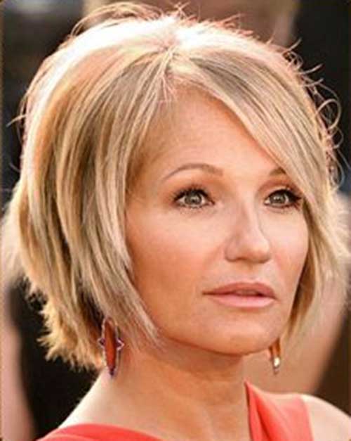 Straight Bob Hairstyles for The Older