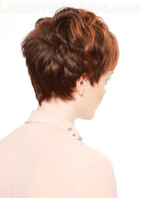 Images for Straight Pixie Cut Back View