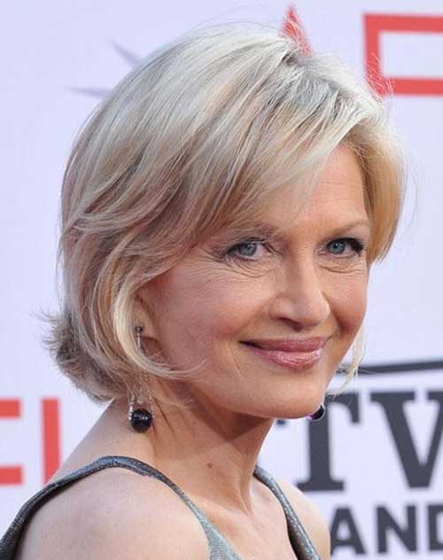 Layered Short Haircuts for Women Over 70