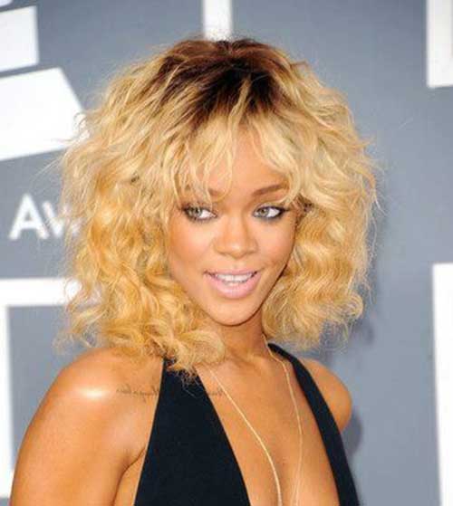 Rihanna Curly Hair