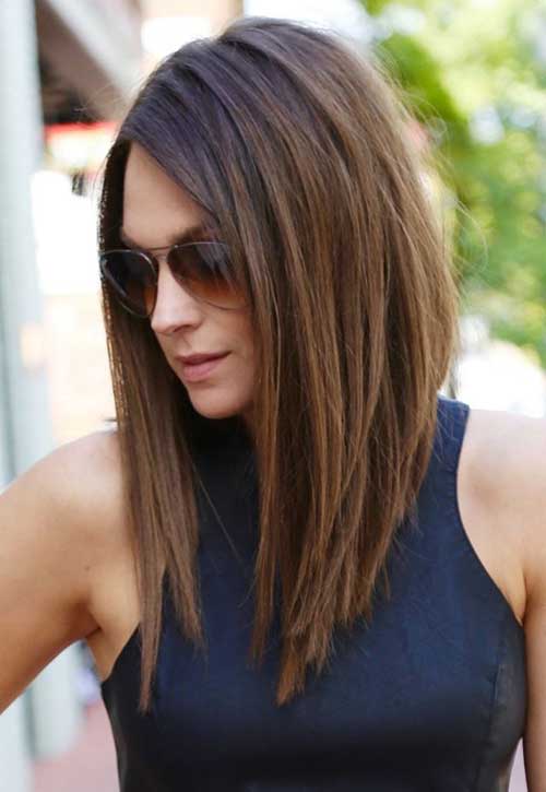Hairstyles for long hair brunettes