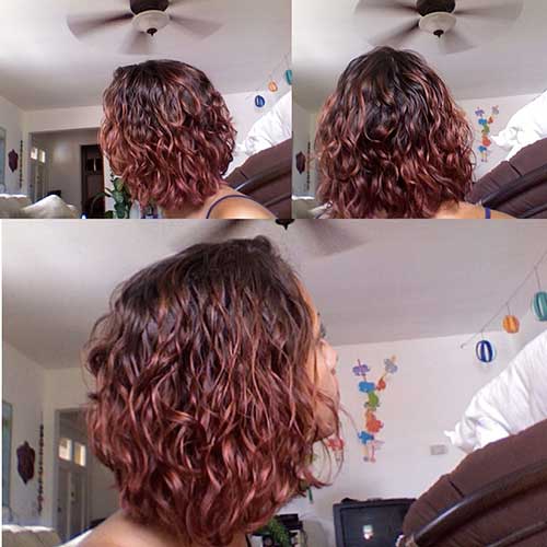 Curly Short Red Hairstyles 2014