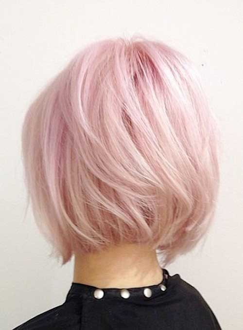 Pink Blonde Bob Hairstyles for Women
