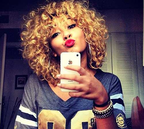 Short Haircuts for Curly Weave Hair 2015