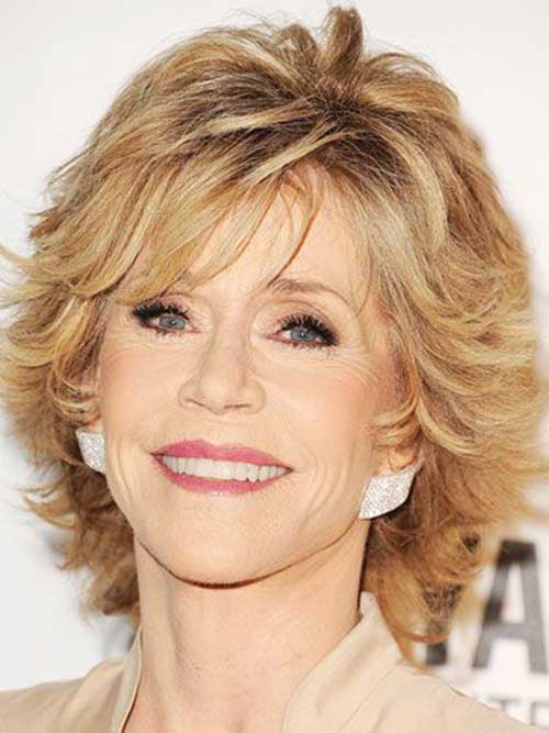 Short Layered Blonde Hair Styles for Women Over 50