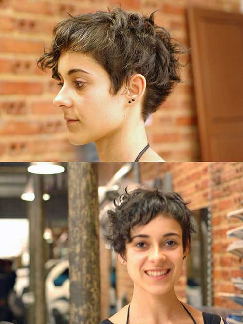 Pixie Cut for Curly Hair-6