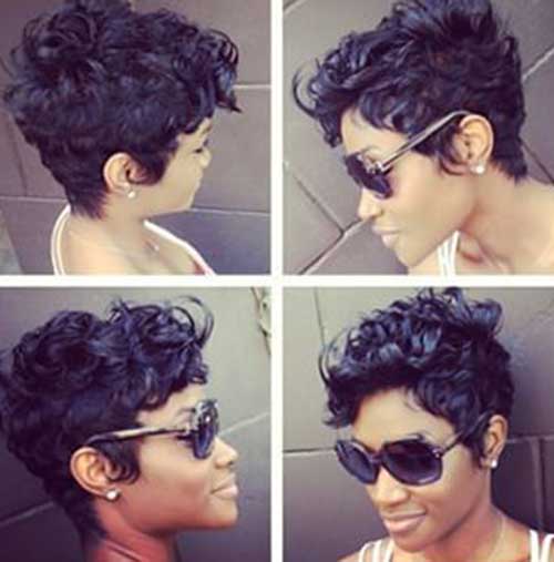 Cute Short Curly Hairstyles-13