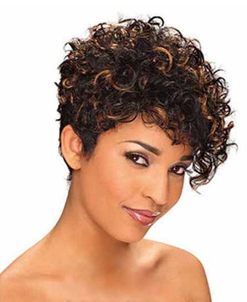 Cute Short Curly Hairstyles-15