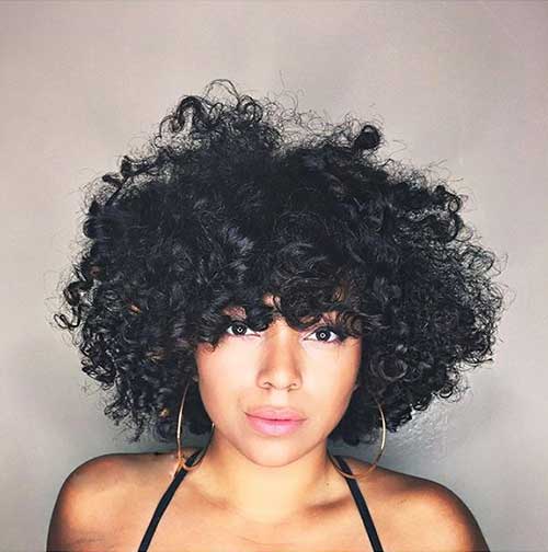 Cute Short Curly Hairstyles-19