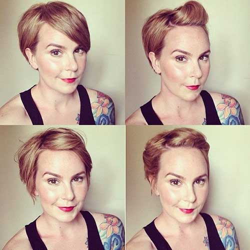 Cute Short Hairstyles For Girls-19