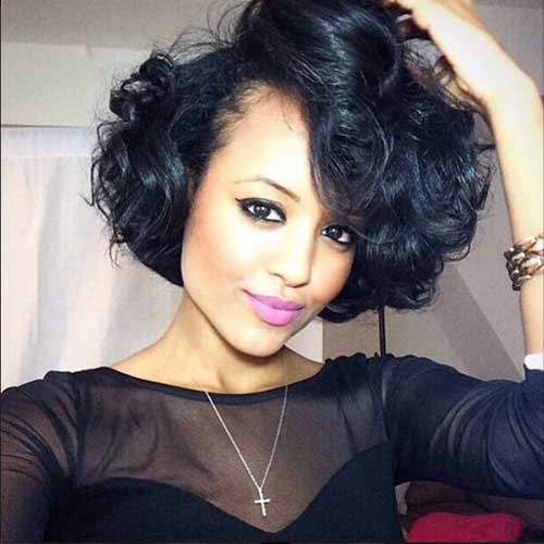 Cute Short Curly Hairstyles-6