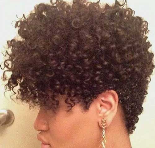 15 Nice Short Natural Curly Hairstyles | Short Hairstyles 2018 - 2019