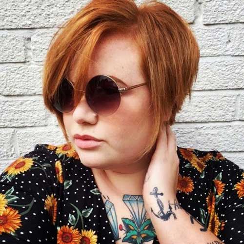 Short Haircuts for Fat Faces-17