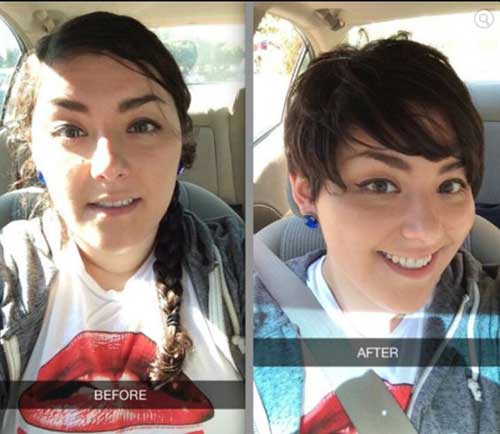 Short Haircuts on Fat Faces