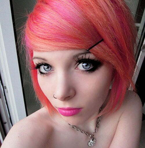 Emo hair color pictures