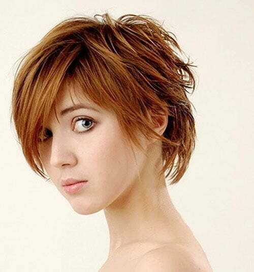 Cute short red hairstyles