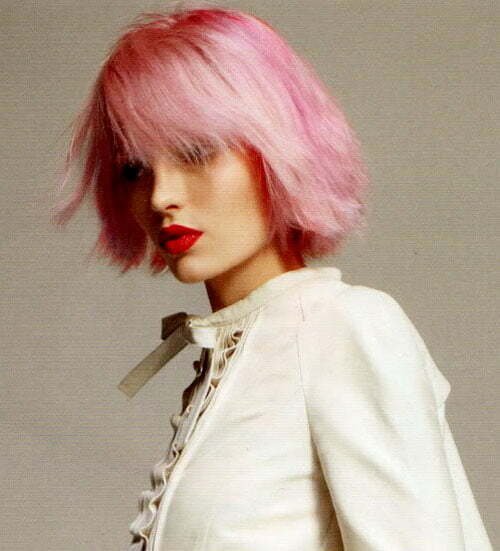 Best short pink hair color
