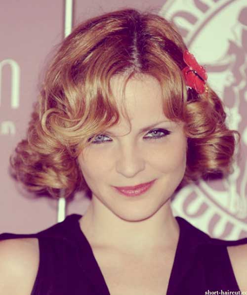 Short curly bob hairstyle pictures