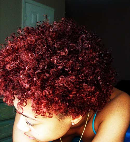 Red hair color for black women