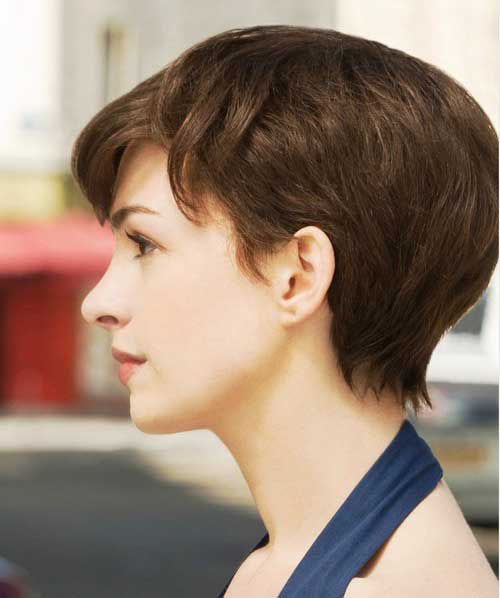 Anne Hathaway Pixie Haircut