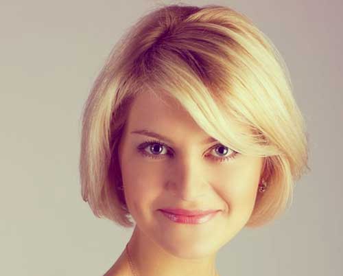 Short blonde hairstyles for thick hair