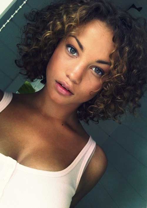 Short curly hairstyles for black girls