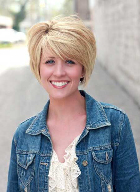 Awesome Blonde Hairstyle with Short Back