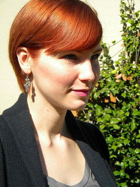 Cool and Exciting Copper Red Bob Cut
