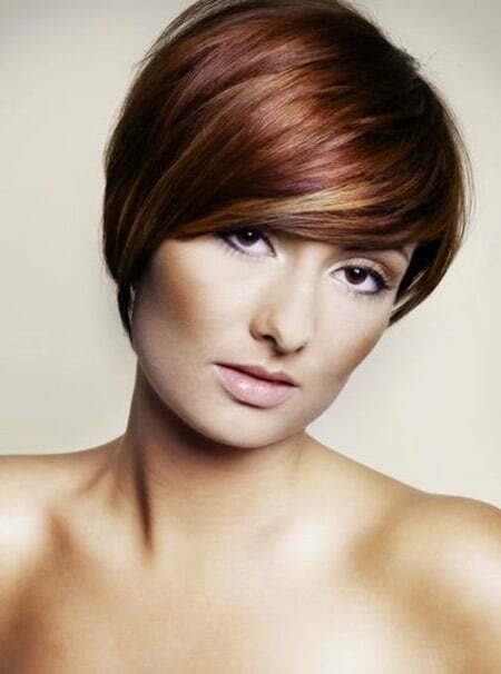 Lovely Pixie Cut with Hues of Varied Colors