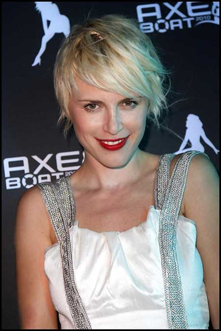 Messy Blonde Pixie Hairstyle