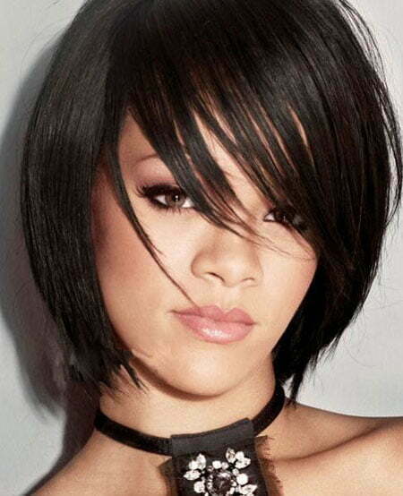Rihanna Bob Haircut Pictures