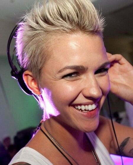 Ruby Rose's Charming and Spiky Pixie Cut
