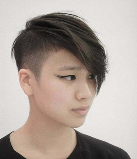 Messy Pixie Cut with Nice Undercut Sides