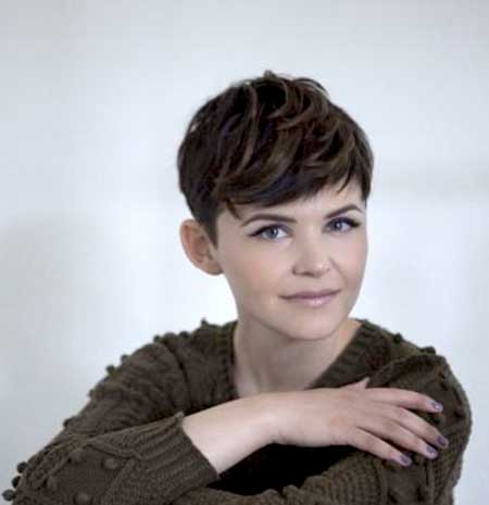 Short and Cute Pixie Hairstyle with Short Bangs