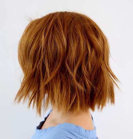 Straight and Blunt Wavy Short Hair for Girls