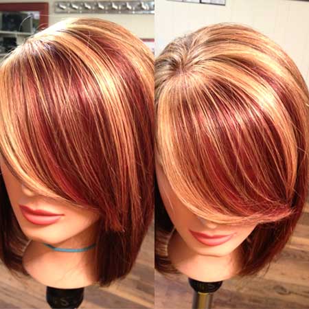 Red Hair Idea with Highlights