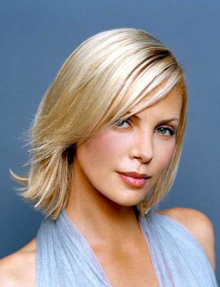 Simple and Straight Short Blonde Hairstyle