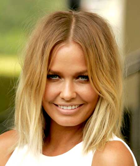 Short Brown Hair with Blonde Highlights
