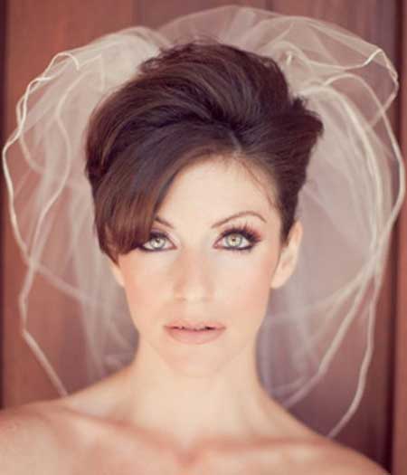 20 Short Hairstyles for Brides