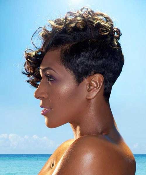 Foxy Short Pixie Hair Style for Black