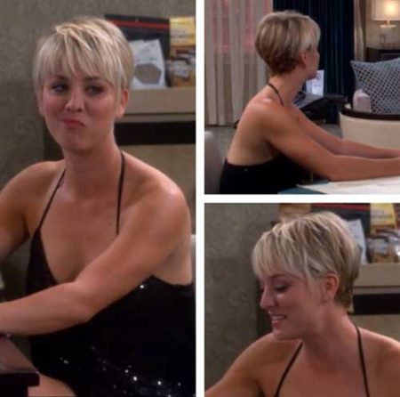 Kaley Cuoco Back Of Pixie Haircuts