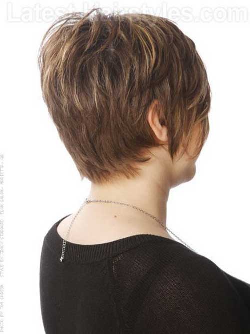 Back Of Straight Pixie Cut