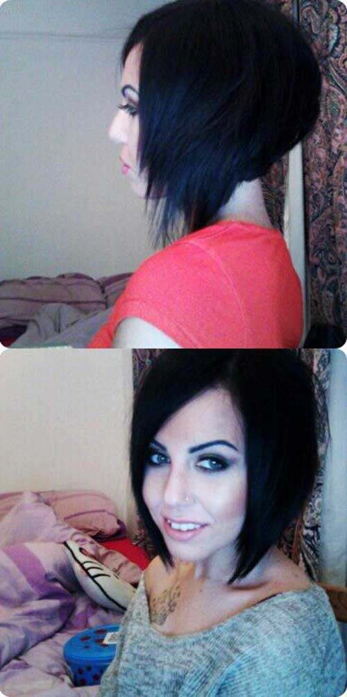 Short Edgy Hair with Longs Bangs for Women