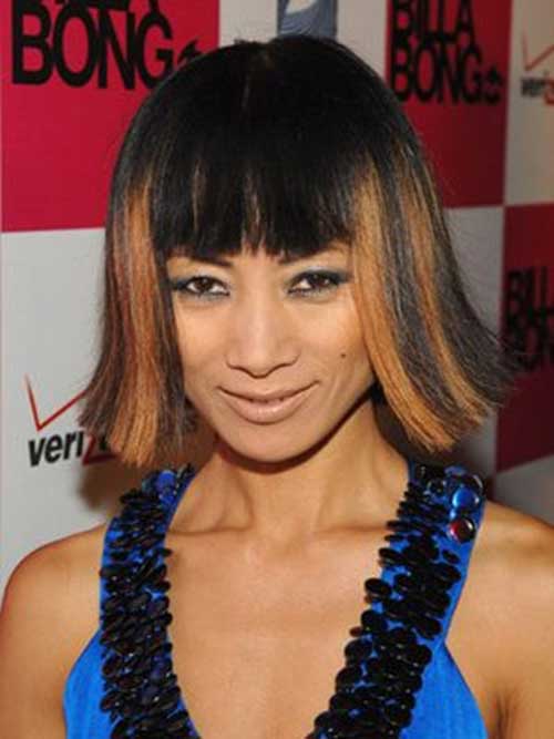 Bai Ling Brown Ombre Hairstyles