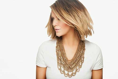 Courtney Kerr Ombre Bob Hairstyles