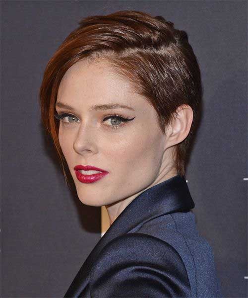 Coco Rocha Short Straight Casual Hairstyle