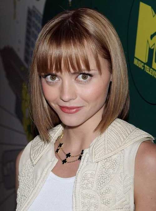 Fine Bob Hairstyles with Thin Bangs
