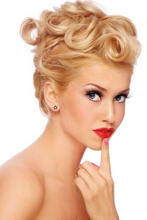 Short Modern Haircuts with Pin Up Look