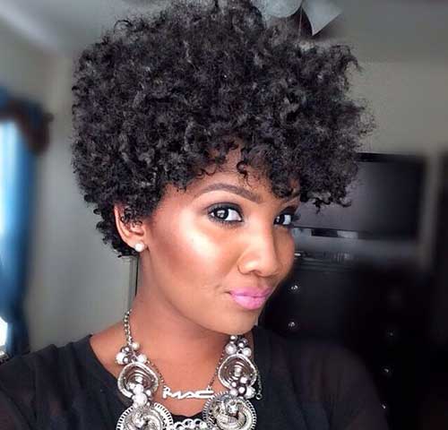 Tapered Short Natural Black Hairstyles