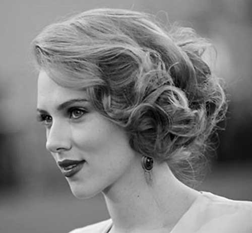 Scarlett Johansson Wedding Hairstyles Idea
